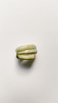 Image 3 of EARTHY GREEN CHUNKY RING