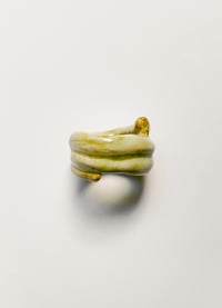 Image 1 of EARTHY GREEN CHUNKY RING