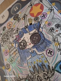 Image 7 of Coraline Art Print Illustration Color. Ooak. Fan Art. Coraline Inspired Artwork.