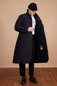 Image 8 of Parisian Coat - Navy wax cotton