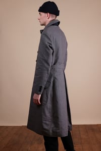 Image 5 of Parisian Coat - Grey stripe