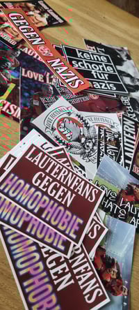 Gegen Rassismus Stickerset 