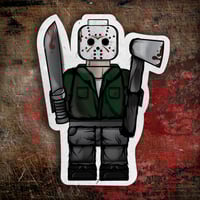Image 5 of Slasher mini figure Sticker Set: Thirteenpins Original 