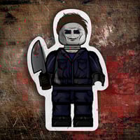 Image 6 of Slasher mini figure Sticker Set: Thirteenpins Original 