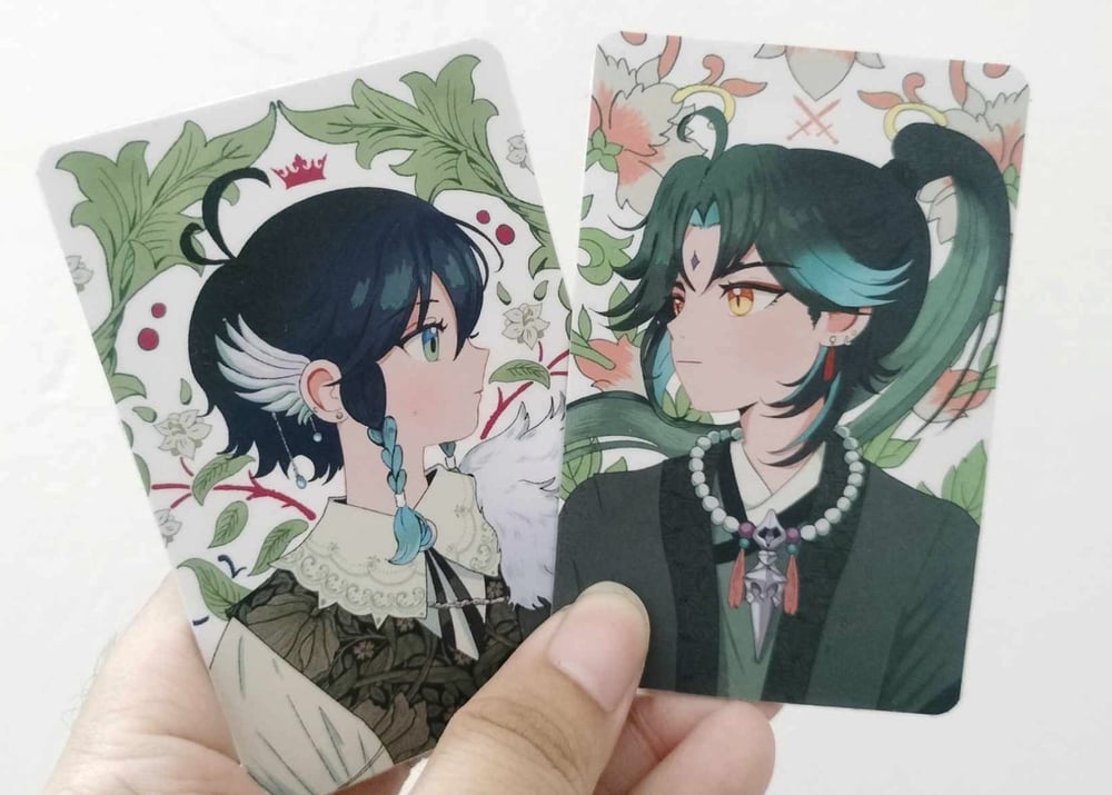 Image of Royal Au Venti and Xiao Photocards