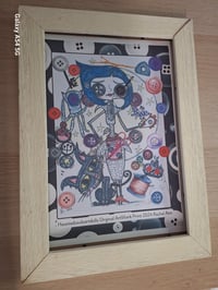 Image 2 of Movie Inspired Coraline Illustration Hand Drawn Print/Picture. Home Decor. Alternative Art