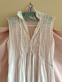 Image 3 of 1970's Rare French Connection Indian Cotton Gauze Dress