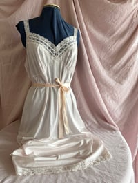 Image 1 of 1960's Pale Pink Satin Slip