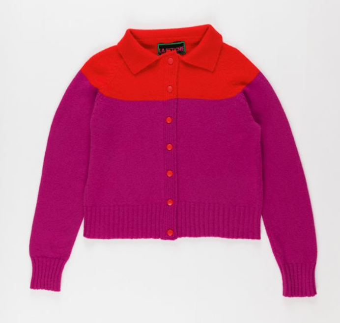 Image of La Fetiche Antonio Cardigans (Grey/Black. or Poppy/Fuchsia)