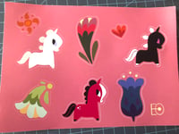 Image 2 of  Horse Sticker Sheet (PRE ORDER)