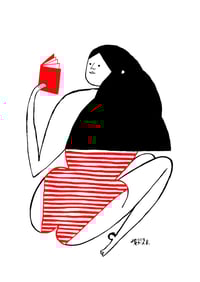 Lost in a Book • PRINT