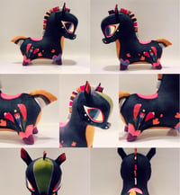 Image 2 of Ribbon Horse - Black & Tan (PRE ORDER)