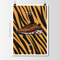 Image 1 of Sneaker Poster Air Max Plus TN OG “Tiger” (2024)