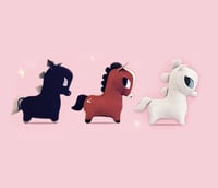 Image 1 of Mini Horse - Set of 3 (PRE ORDER)