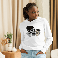 Image 10 of October High with a Side of Skull Roast Hooded Long-Sleeve Tee