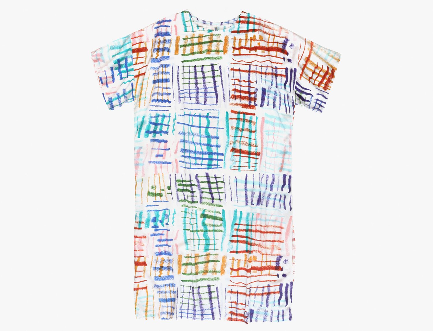 Image of CHALK DRAWING DRESS - PREORDER