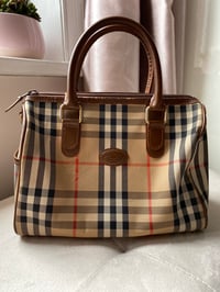 Image 1 of Burberry Nova Check Boston Bag