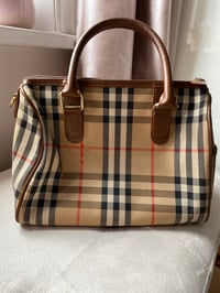 Image 9 of Burberry Nova Check Boston Bag