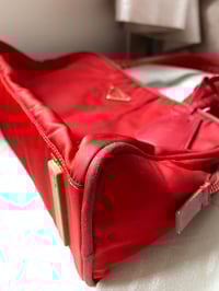 Image 13 of Prada Red Nylon Handbag 