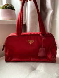 Image 1 of Prada Red Nylon Handbag 