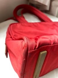 Image 15 of Prada Red Nylon Handbag 