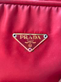 Image 2 of Prada Red Nylon Handbag 