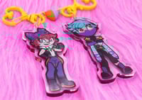 Image 2 of Heartsteel Acrylic Charms