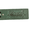 Olive 'Stone' leather belt