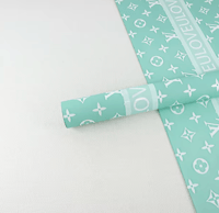 Lv Turquoise Floral Paper 