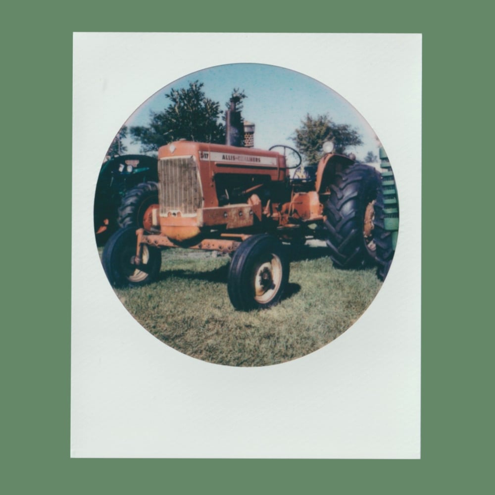 Allis Chalmers D17 Polaroid by Junior (with Frame)