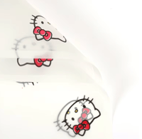 Image 1 of Hello Kitty White Clear Floral Paper 