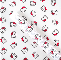 Image 2 of Hello Kitty White Clear Floral Paper 