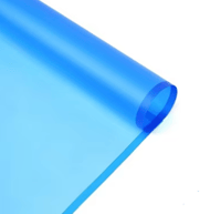 Blue Outline Clear Floral Paper 