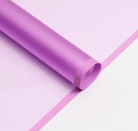 Lavender Outline Clear Floral Paper 