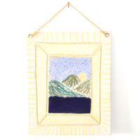 Image 3 of Gravure " Fenêtre sur les montagnes "