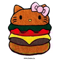 Image 1 of Hello Kitty Burger - Rug