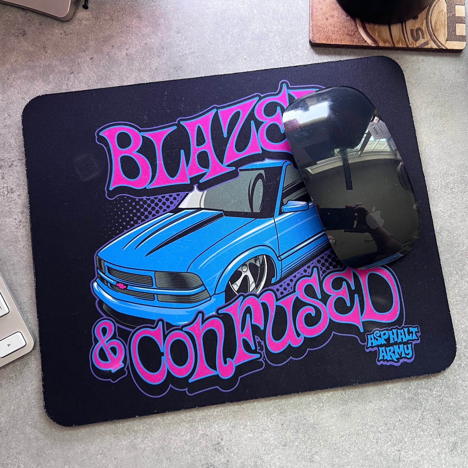 Blazed and Confused Mouse Pad / ASPHALT ARMY