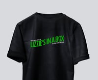 Image 1 of Lizzie's in a box t-shirt.