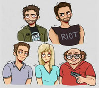 Image 1 of Always sunny print 