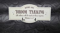 Witch Sign (Broom Parking)