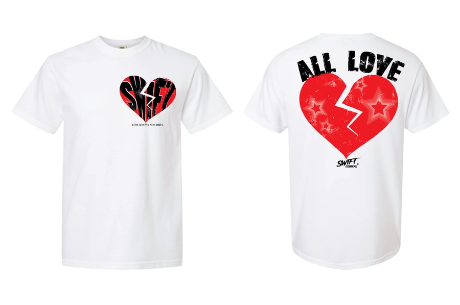 Image of White "All Love" Tee