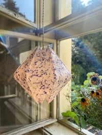 Image 3 of Stínidlo s Chrpu modrou – závěsná lampa