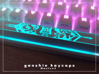 Genshin Impact BLACK Spacebar Keycaps PREORDER