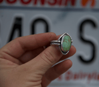 Image 3 of Green Royston ring (size 8.5)