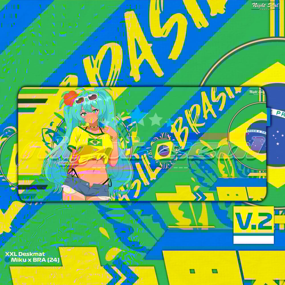 Image of Brasil x Waifus (2024) / Desk Mats 