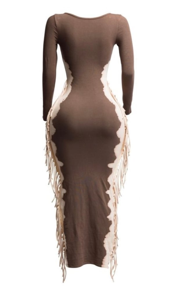 Image of Ashley Fringe Dress