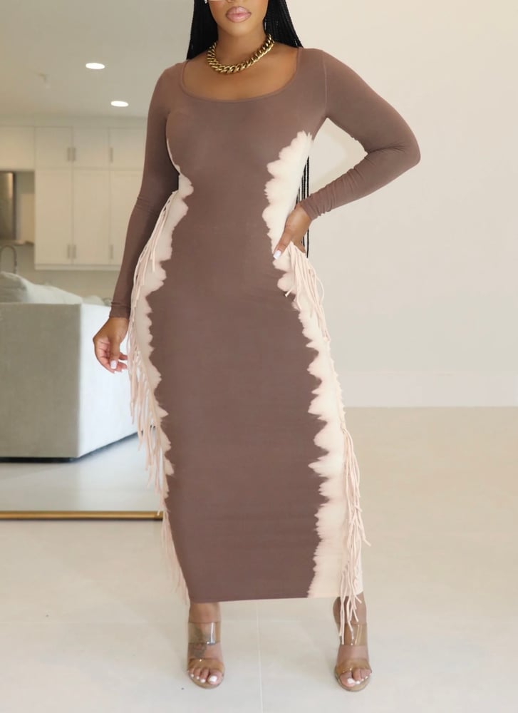 Image of Ashley Fringe Dress