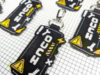 Image 3 of OUCH! - Embroidered Keytag