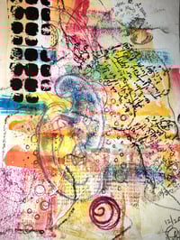 Rhythm Is Gonna Get Ya Original Mixed Media Collage
