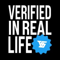 Image 2 of Verified In Real Life Tee (BLACK)